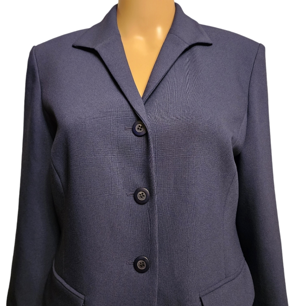 Jones NY Navy Blue Suit Blazer Jacket Size 6 NWT - Picture 2 of 14